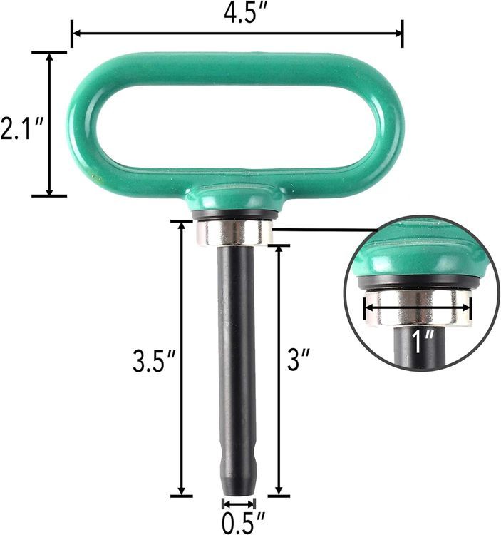 No. 10 - TonGass Magnetic Hitch Pin - 2