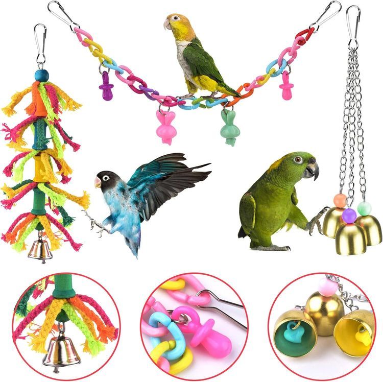 No. 5 - KATUMO Bird Coconut House and Chew Toys - 4