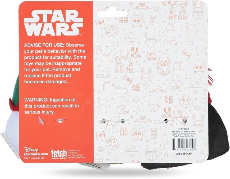 No. 2 - Star Wars for Pets Holiday 3 Pack Cat Toys - 4