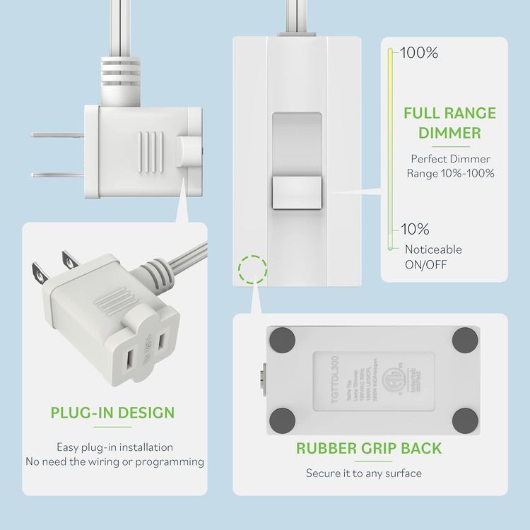 No. 9 - TOPGREENER Table-Top Plug in Dimmer - 2