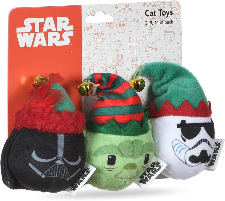 No. 2 - Star Wars for Pets Holiday 3 Pack Cat Toys - 5