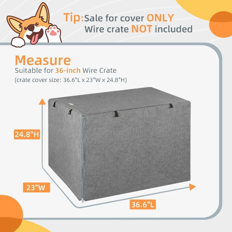 No. 7 - Seiyierr Dog Crate Cover - 2