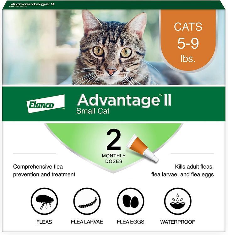 No. 5 - Advantage II Small Cat Vet-Recommended Flea Treatment & Prevention - 1