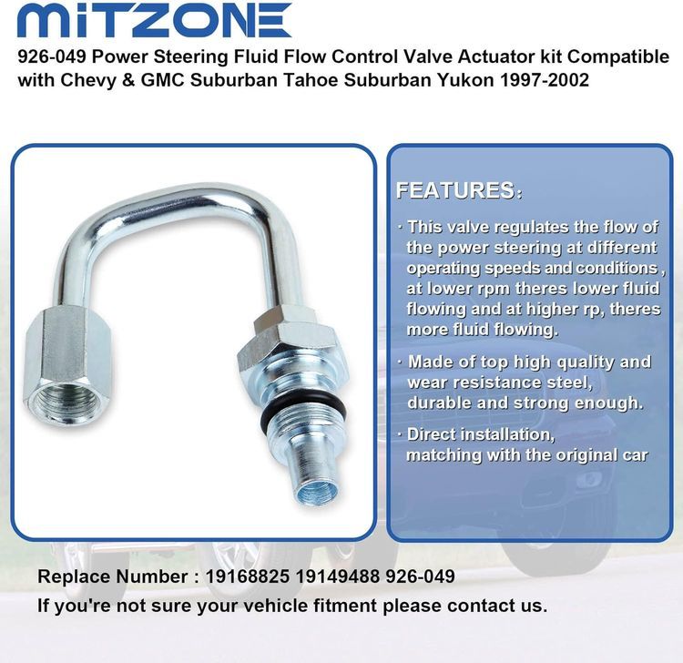 No. 6 - MITZONE Automotive Replacement Power Steering Control Valves - 4