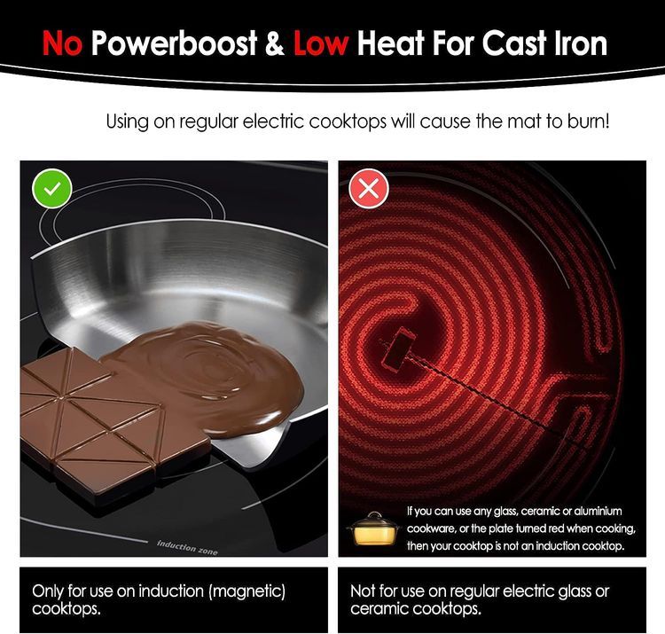 No. 3 - KitchenRaku Large Induction Cooktop Protector Mat - 4