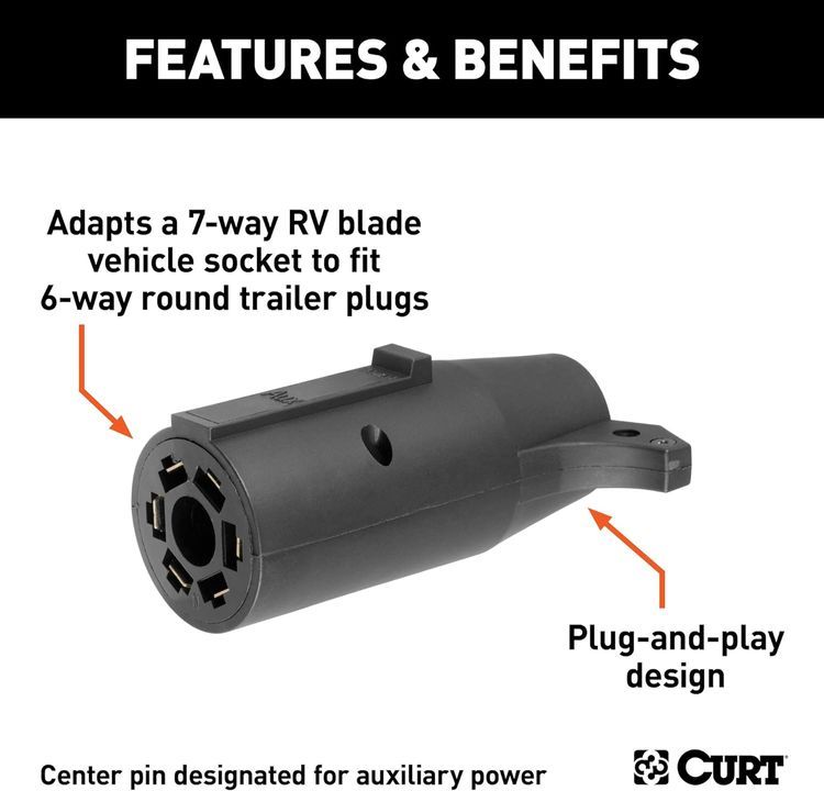 No. 10 - CURT 7-Way RV Adapter - 3