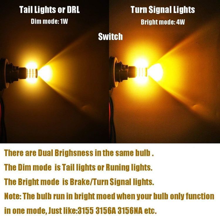 No. 3 - iBrightstar 3157 LED Turn Signal Lights - 3