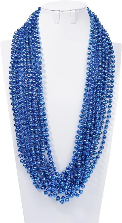 No. 4 - Mardi Gras Beads Necklace - 5