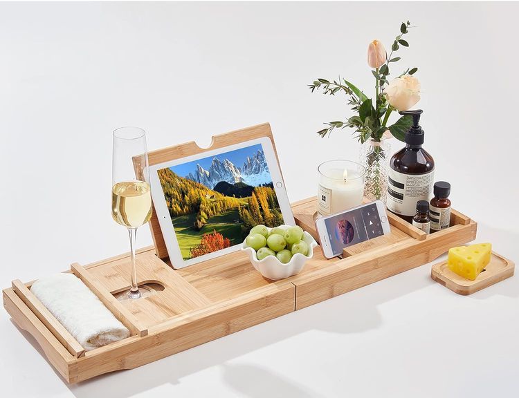 No. 9 - Bamboo Bath Tray - 1