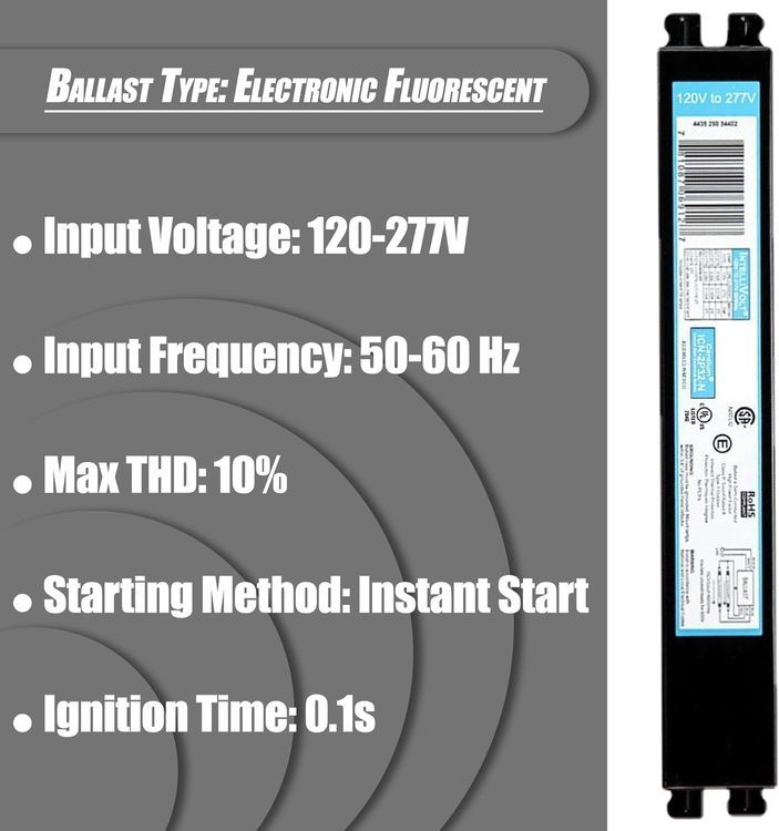 No. 10 - Ciata ICN2P32N Instant Start Centium Electronic Fluorescent Ballast - 2