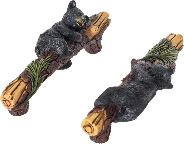 No. 4 - Black Bear Dresser Drawer Pulls - 3