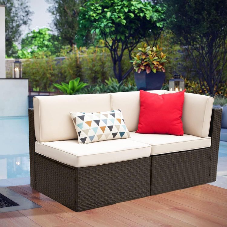 No. 1 - Devoko Patio Furniture Sofa Sets - 2