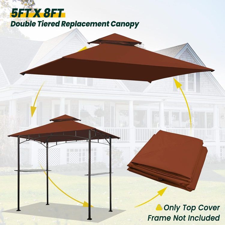 No. 9 - Grill Gazebo Replacement Canopy Roof - 3