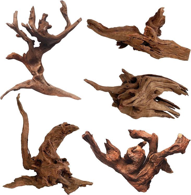 No. 7 - 5Pcs Driftwood Branches Aquarium Wood Decoration - 1