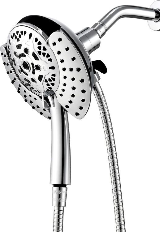 No. 9 - INAVAMZ Hand Held Shower Head & Rain Shower Head 2-IN-1 - 1