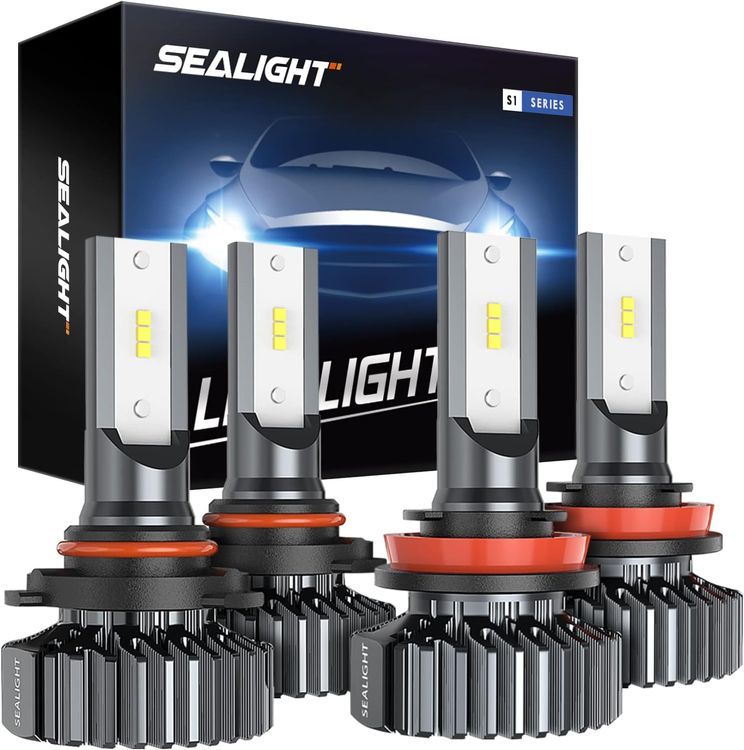 No. 4 - SEALIGHT 9005/HB3 H11/H9/H8 LED Bulbs Combo - 1