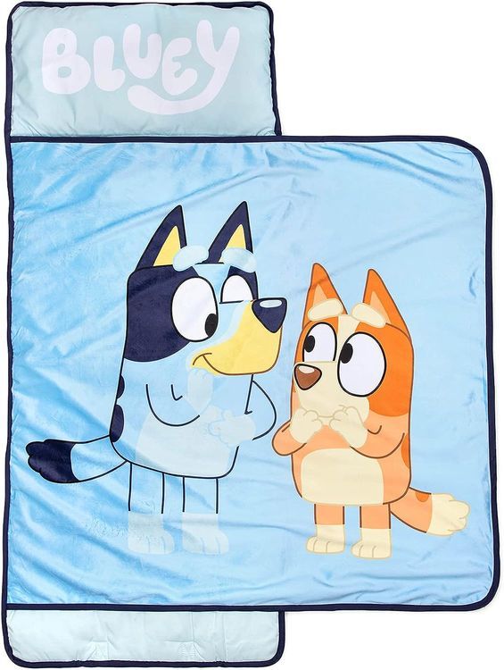 No. 7 - Bluey Sisters Kids Nap Mat - 1