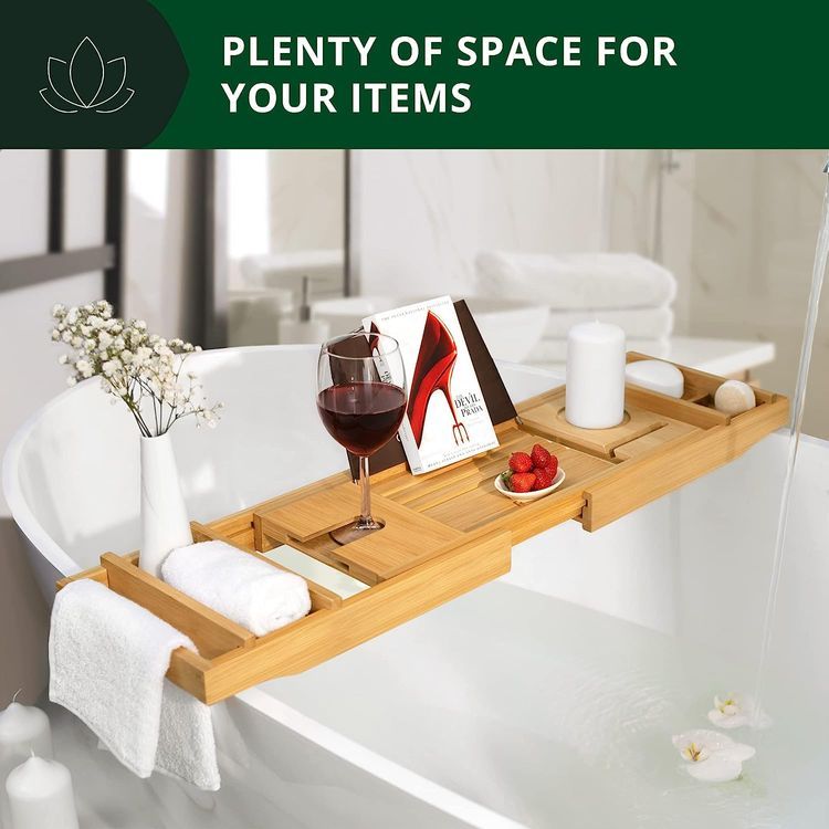 No. 2 - Royal Craft Wood Bathtub Tray - 4