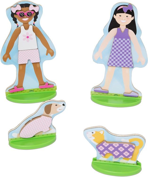 No. 7 - Magnetic Dress-up Dolls Set - 4