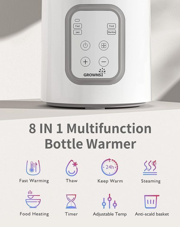 No. 3 - GROWNSY 8-in-1 Fast Bottle Warmer - 3