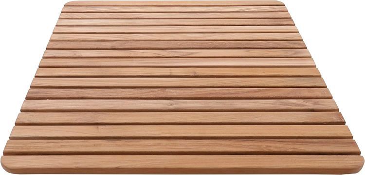 No. 9 - Nordic Style Premium Teak Shower and Bath Mat - 2