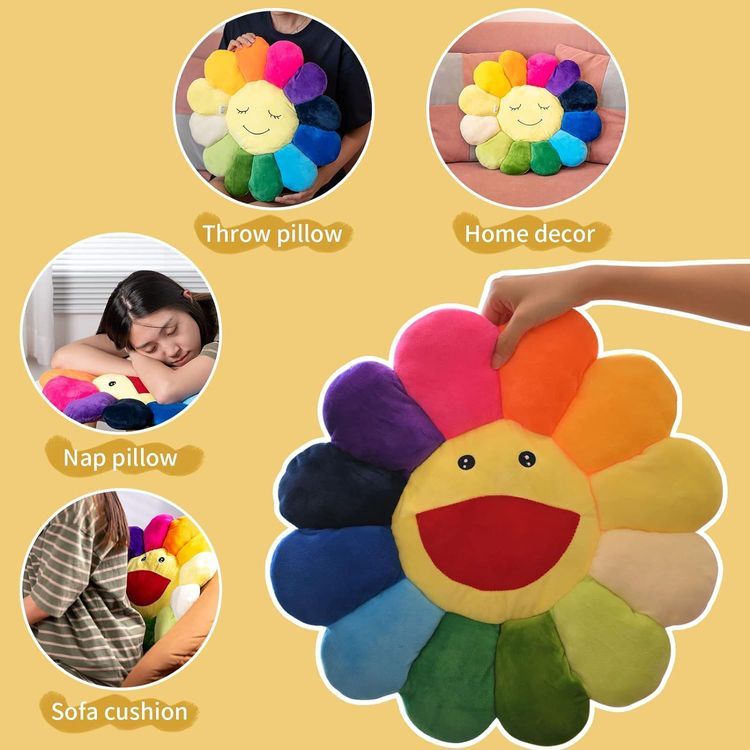 No. 4 - Flower Shaped Kids' Reading Pillow - 3