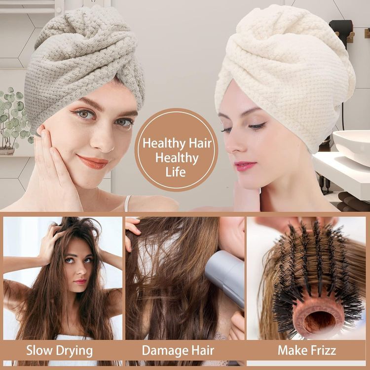 No. 9 - CZZXI Hair Drying Towel - 2