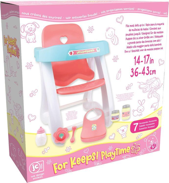 No. 4 - JC Toys Doll Highchair - 2