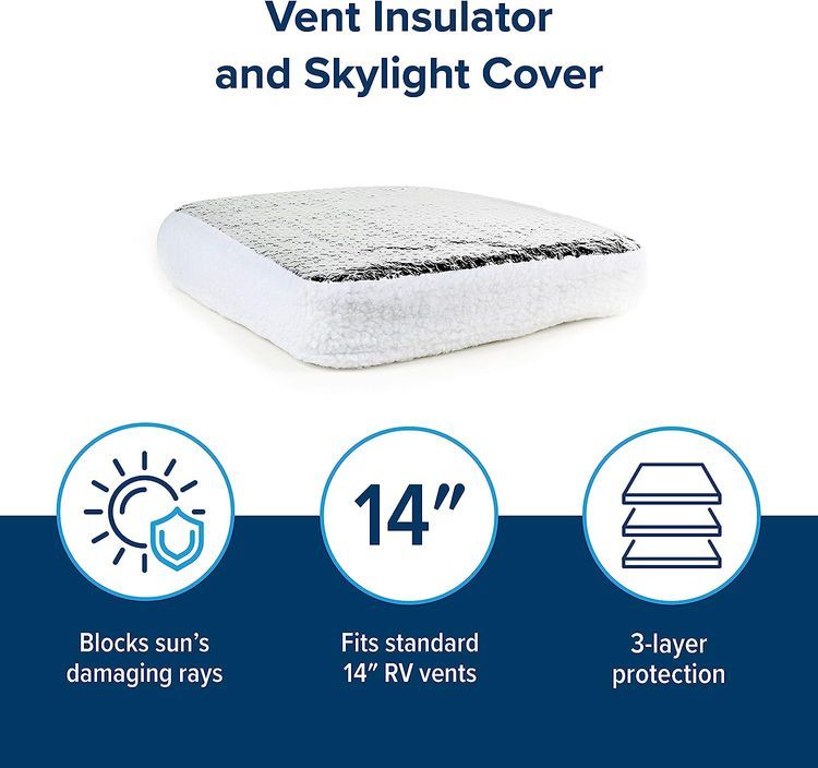 No. 3 - Camco RV Vent Insulator and Skylight Cover - 5