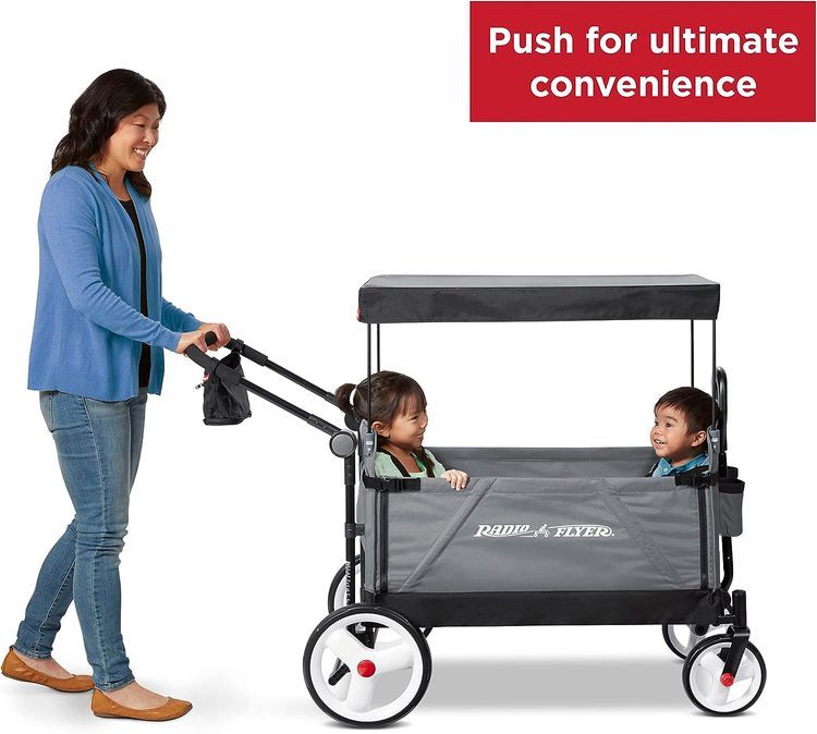 No. 1 - Radio Flyer City Luxe Stroll ‘N Wagon - 5