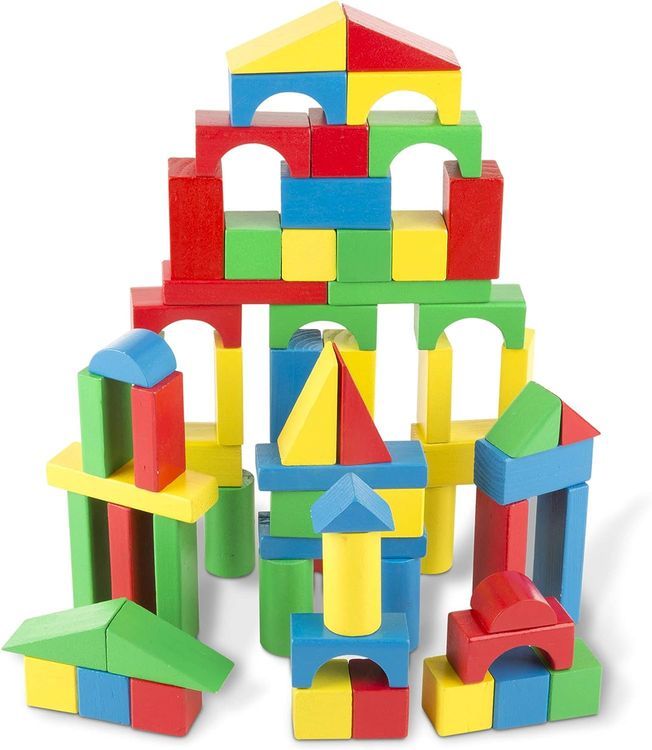 No. 4 - Melissa & Doug Wooden Building Set - 1