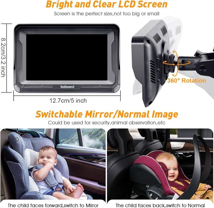 No. 9 - DoHonest V33 Baby Car Camera - 4