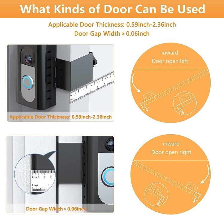 No. 8 - QIBOX Anti-Theft Video Doorbell Mount - 5