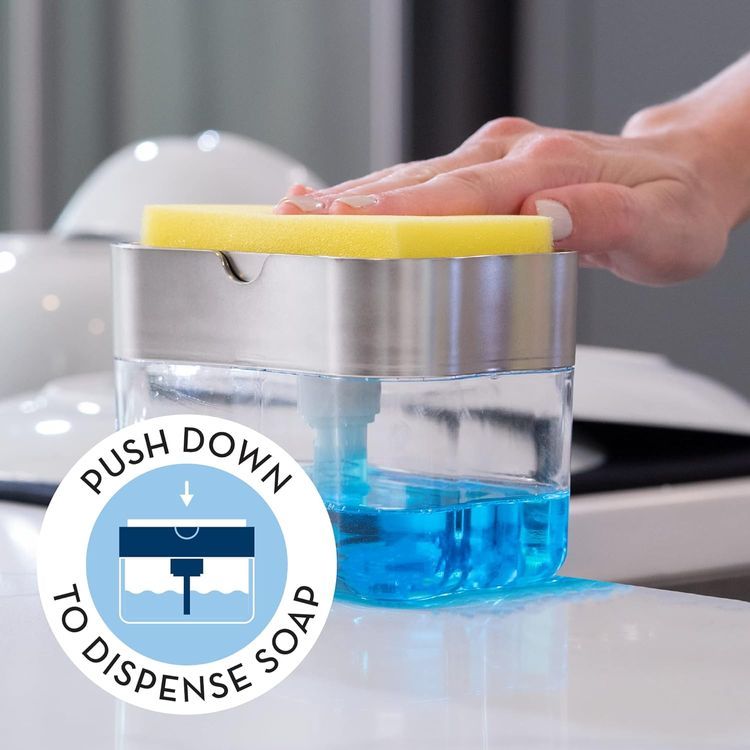 No. 7 - S&T INC. Dish Soap Dispenser and Sponge Holder - 2