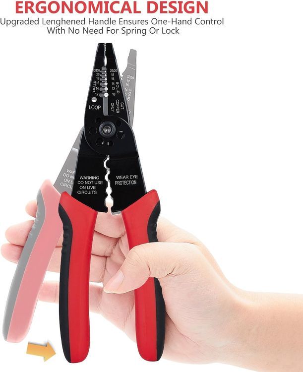 No. 1 - WGGE WG-015 Professional Wire Stripper - 4