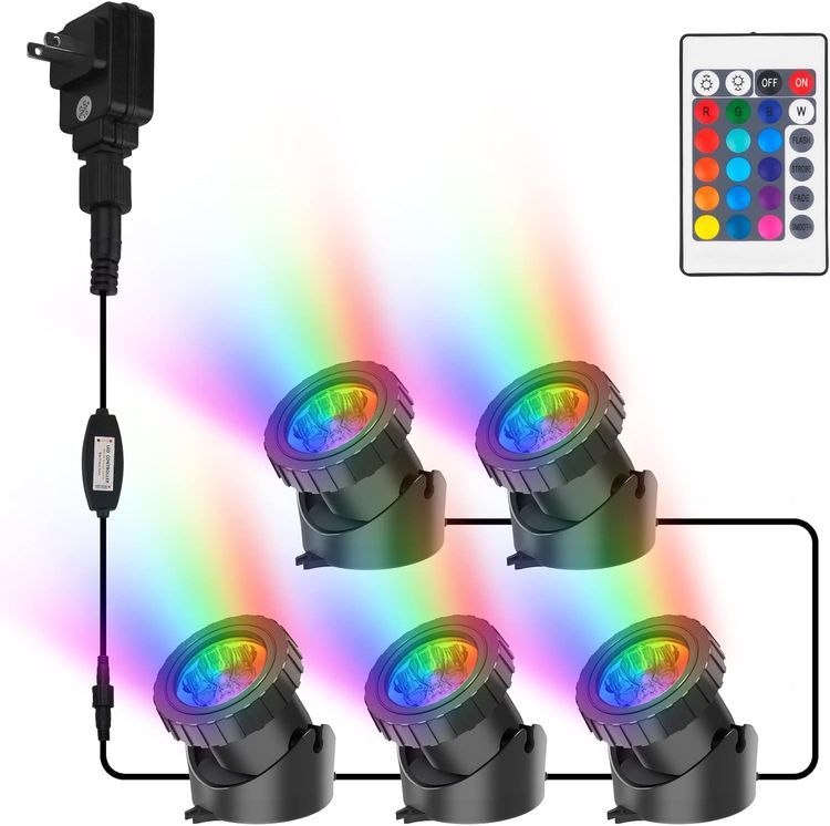 No. 5 - CREPOW RGB Pond Lights - 1