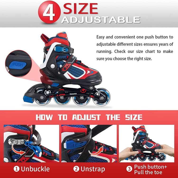 No. 7 - MammyGol Adjustable Inline Skates - 3