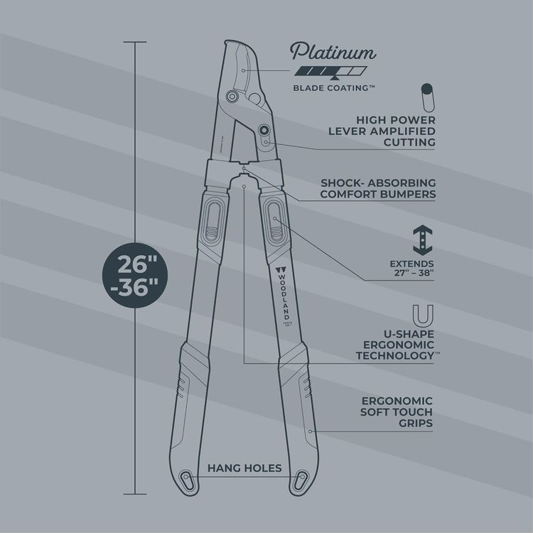 No. 9 - Woodland Tools Co. Heavy Duty Extendable Lopper - 5