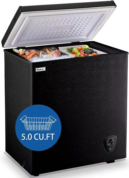 No. 6 - WANAI 5.0 Cubic Feet Deep Chest Freezer - 1