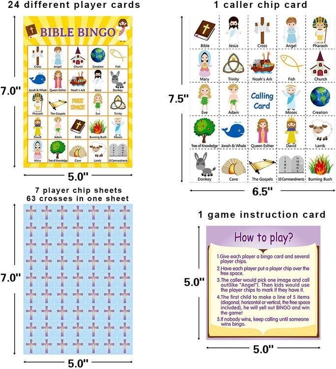 No. 10 - Fancy Land Bible Bingo Game - 4