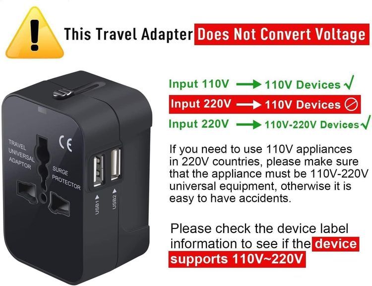 No. 4 - MINGTONG Travel Adapter - 5