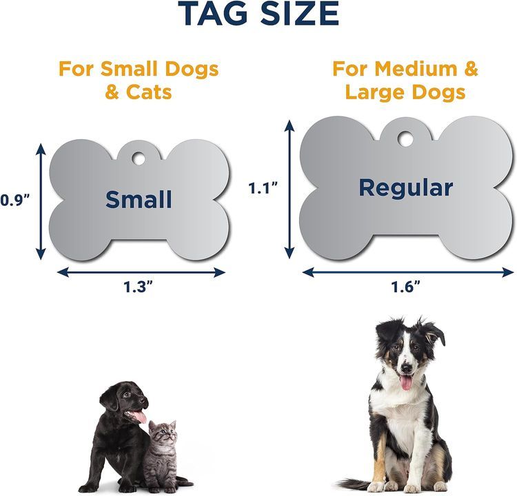 No. 5 - Stainless Steel Pet ID Tags - 5