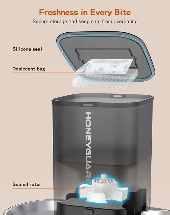 No. 8 - HoneyGuaridan Automatic Cat Feeder - 4