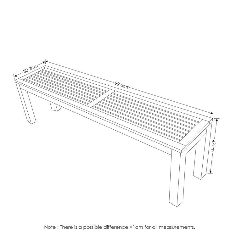 No. 7 - Furinno Outdoor Bench - 2