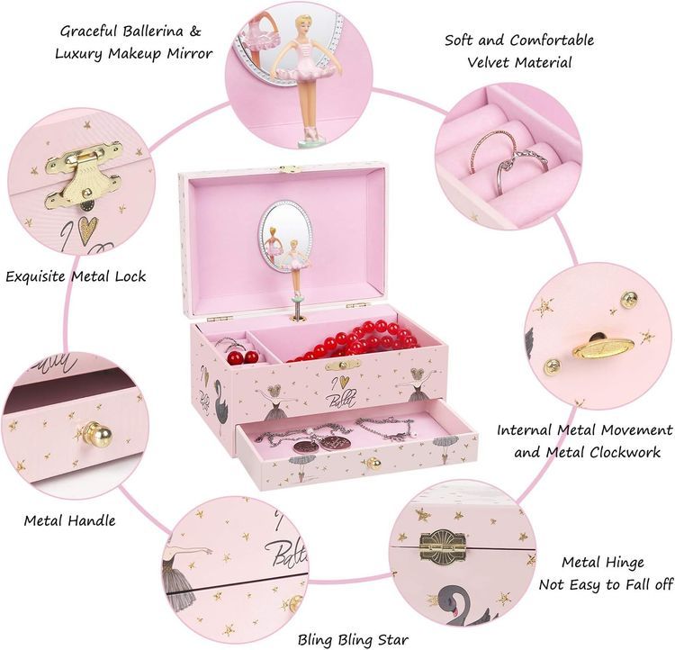 No. 8 - Jewelry Box for Girls Music Box - 2