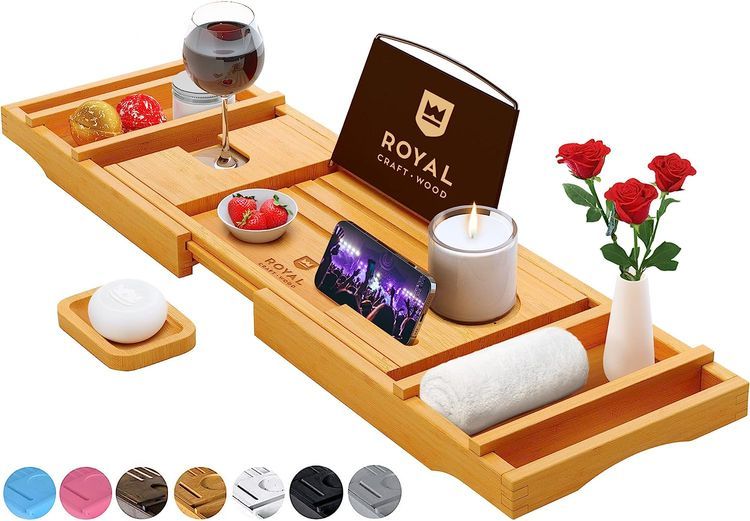 No. 2 - Royal Craft Wood Bathtub Tray - 1