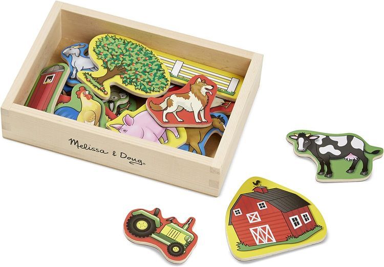 No. 10 - Wooden Magnets Set - 4