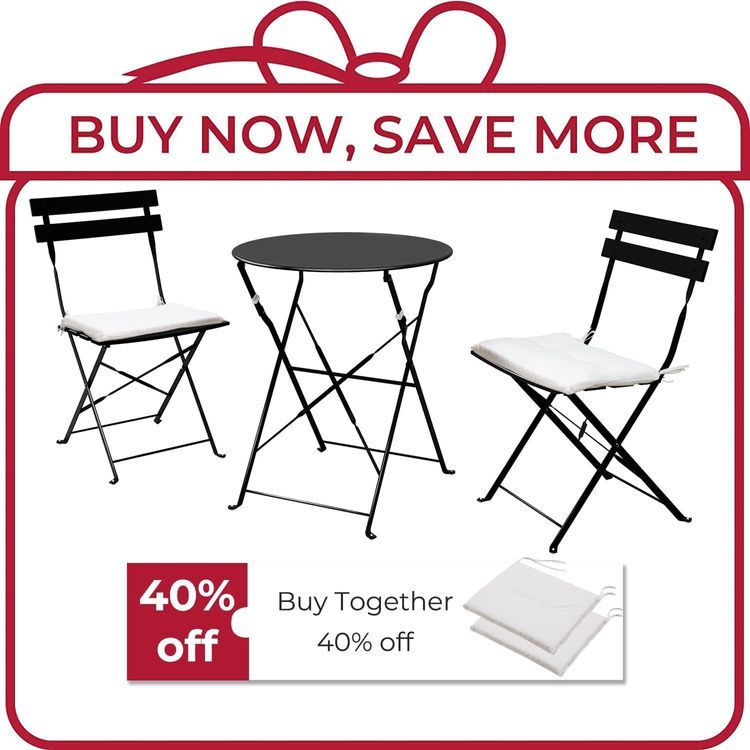 No. 6 - Grand patio 3-Piece Bistro Set - 3