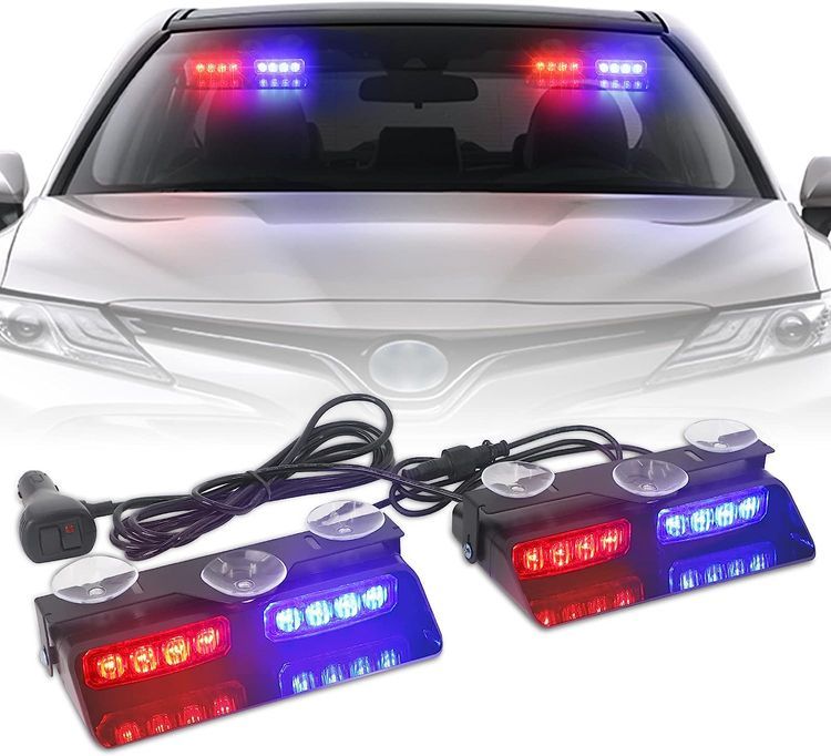 No. 8 - XRIDONSEN 2 in 1 Dash Emergency Strobe Lights - 1