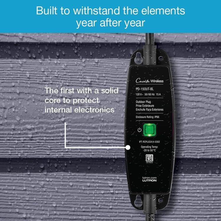 No. 9 - Lutron Caséta Weatherproof+ Outdoor Smart Plug On/Off Switch - 5